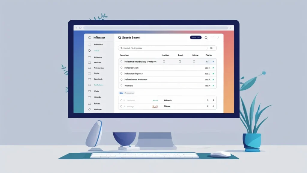 Screenshot of an influencer marketing platform’s search interface.