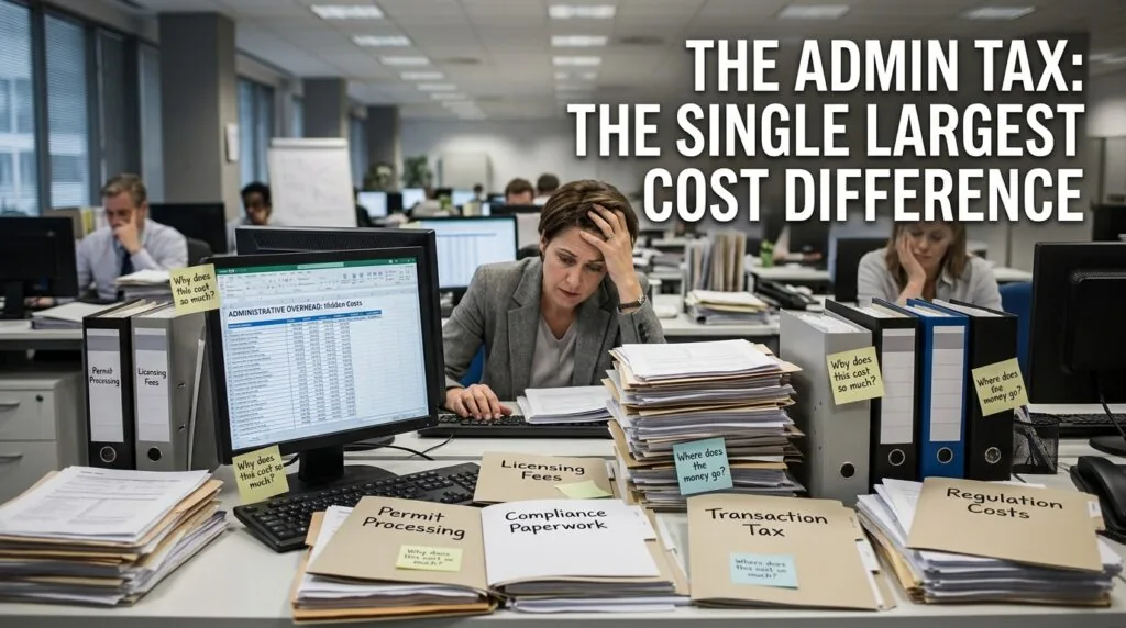 The Admin Tax: The Single Largest Cost Difference