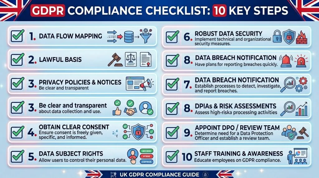UK SME GDPR compliance checklist