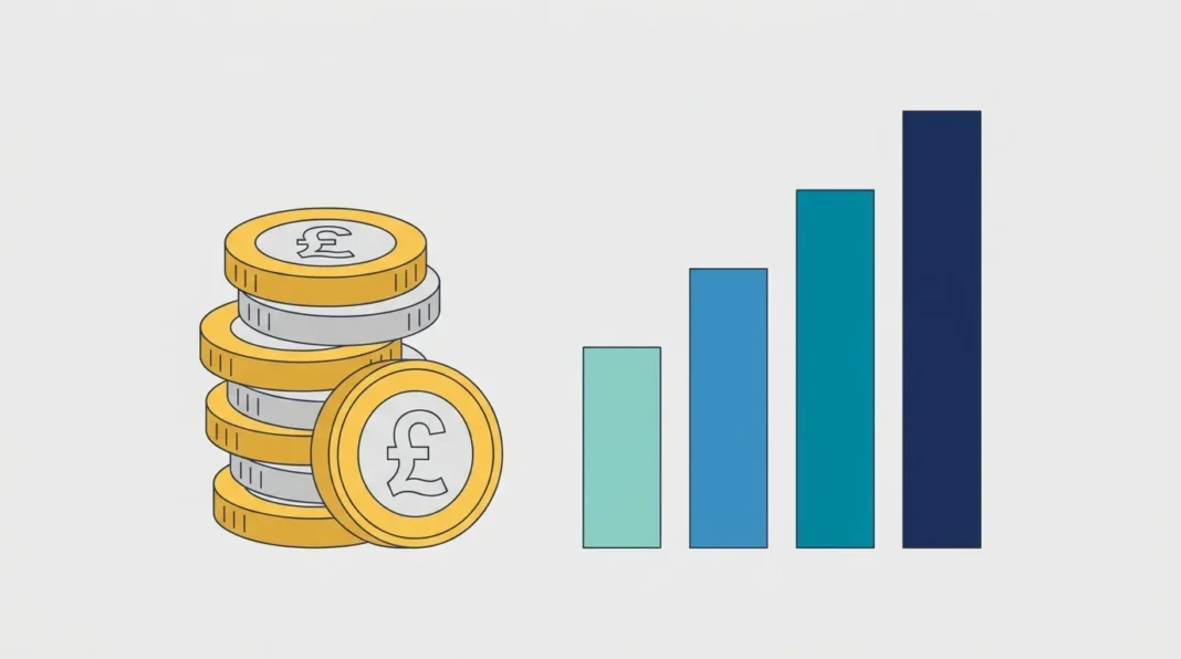 Illustration representing UK income tax personal allowance and tax bands for 2025/26