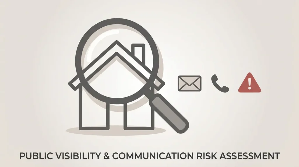 Illustration showing privacy risk of using a home address as a UK registered office