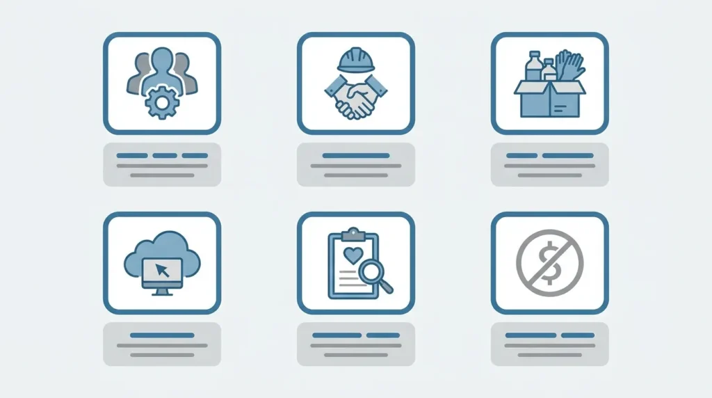 Infographic showing qualifying R&D tax relief cost categories UK