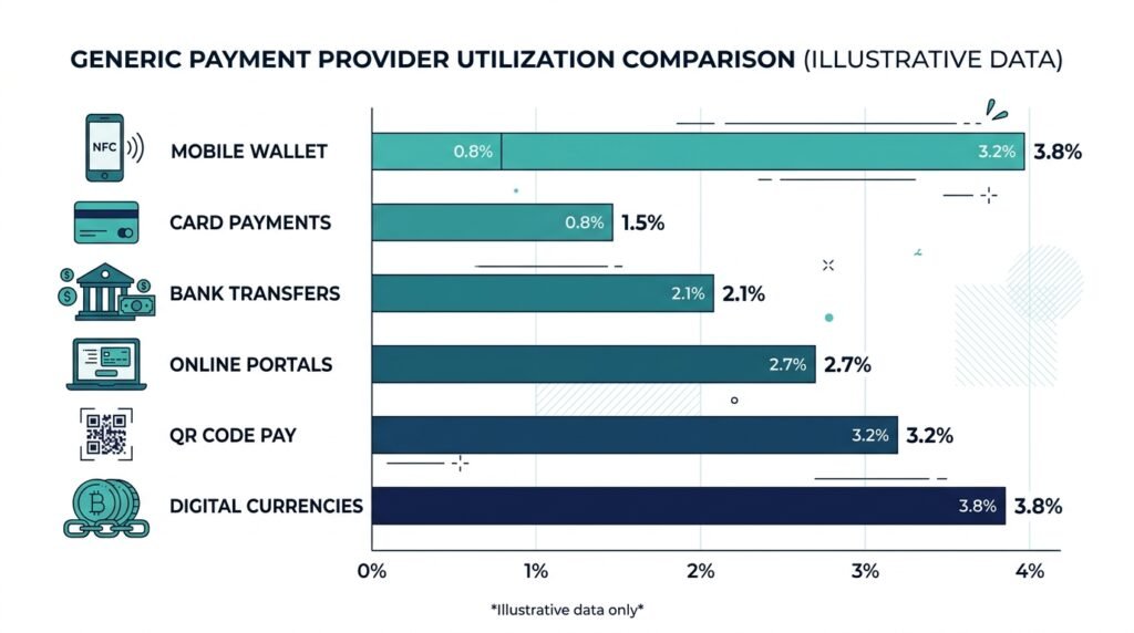 Chart comparing UK payment gateway transaction fee percentages