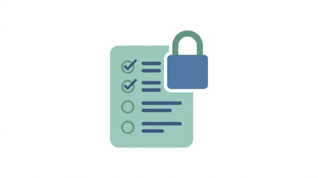  UK GDPR and NDA compliance checklist icon