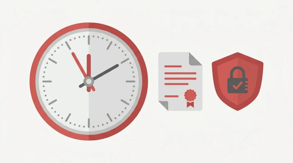 Illustration representing the 72-hour data breach reporting deadline under UK GDPR