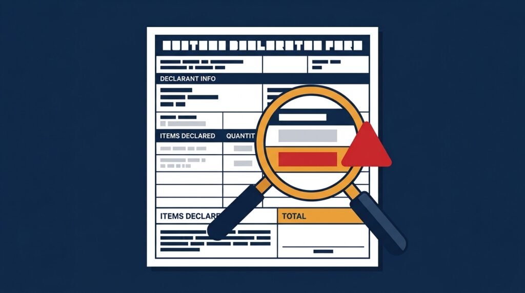 Illustration highlighting common mistakes to avoid when applying for a UK EORI number