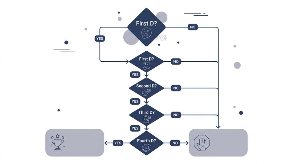 Flowchart illustrating the UK planning permission material change of use test for home businesses