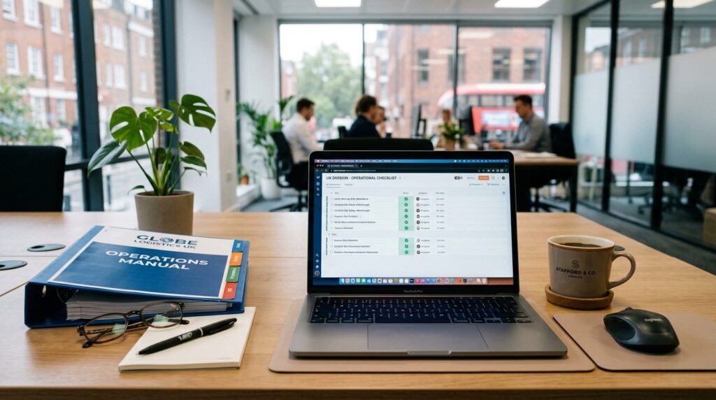 Operations manual and checklist used to franchise a UK business