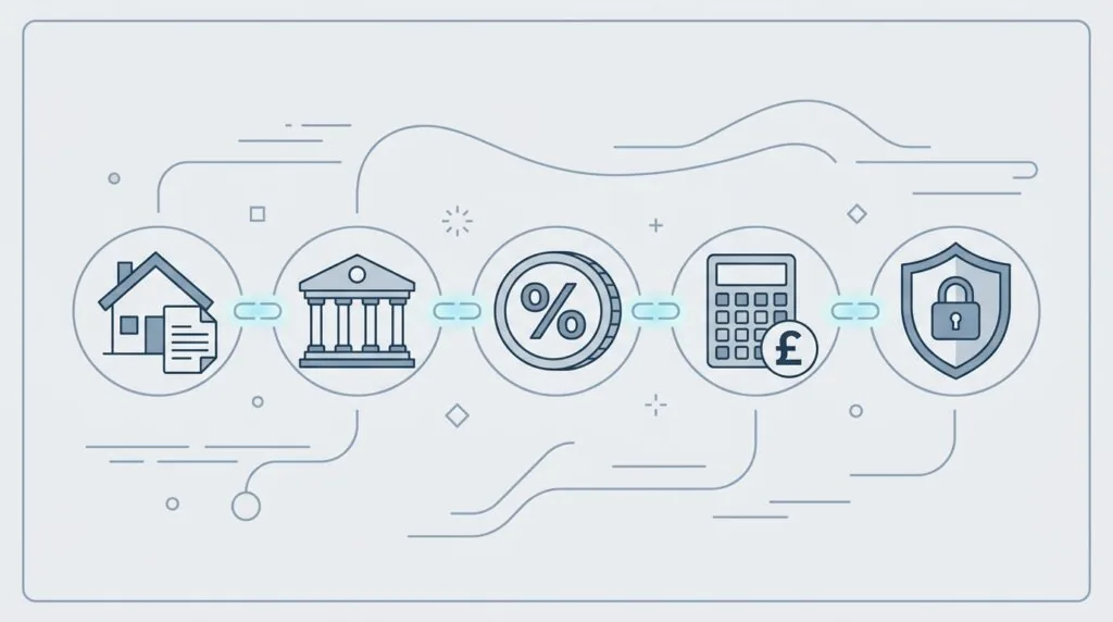 Infographic showing five areas of UK home business compliance
