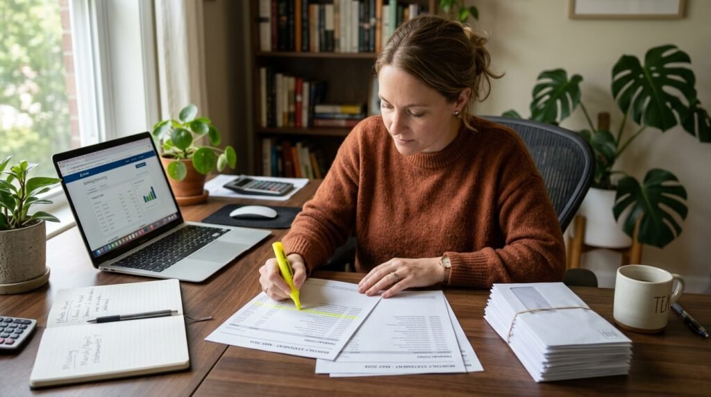 UK sole trader recovering lost business records from bank statements
