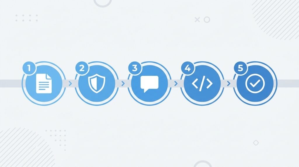 Five-step roadmap for adding an AI chatbot to a UK website