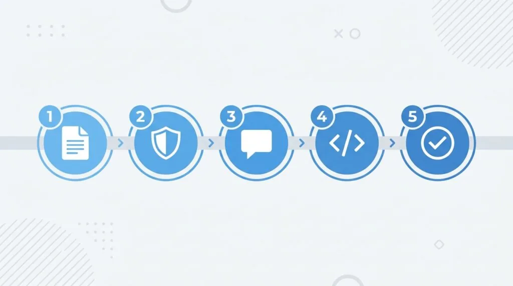 Five-step roadmap for adding an AI chatbot to a UK website