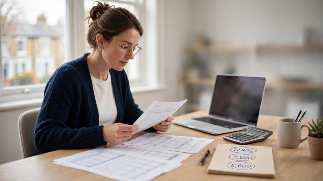 UK company director reviewing annual accounts to check whether the company qualifies for audit exemption